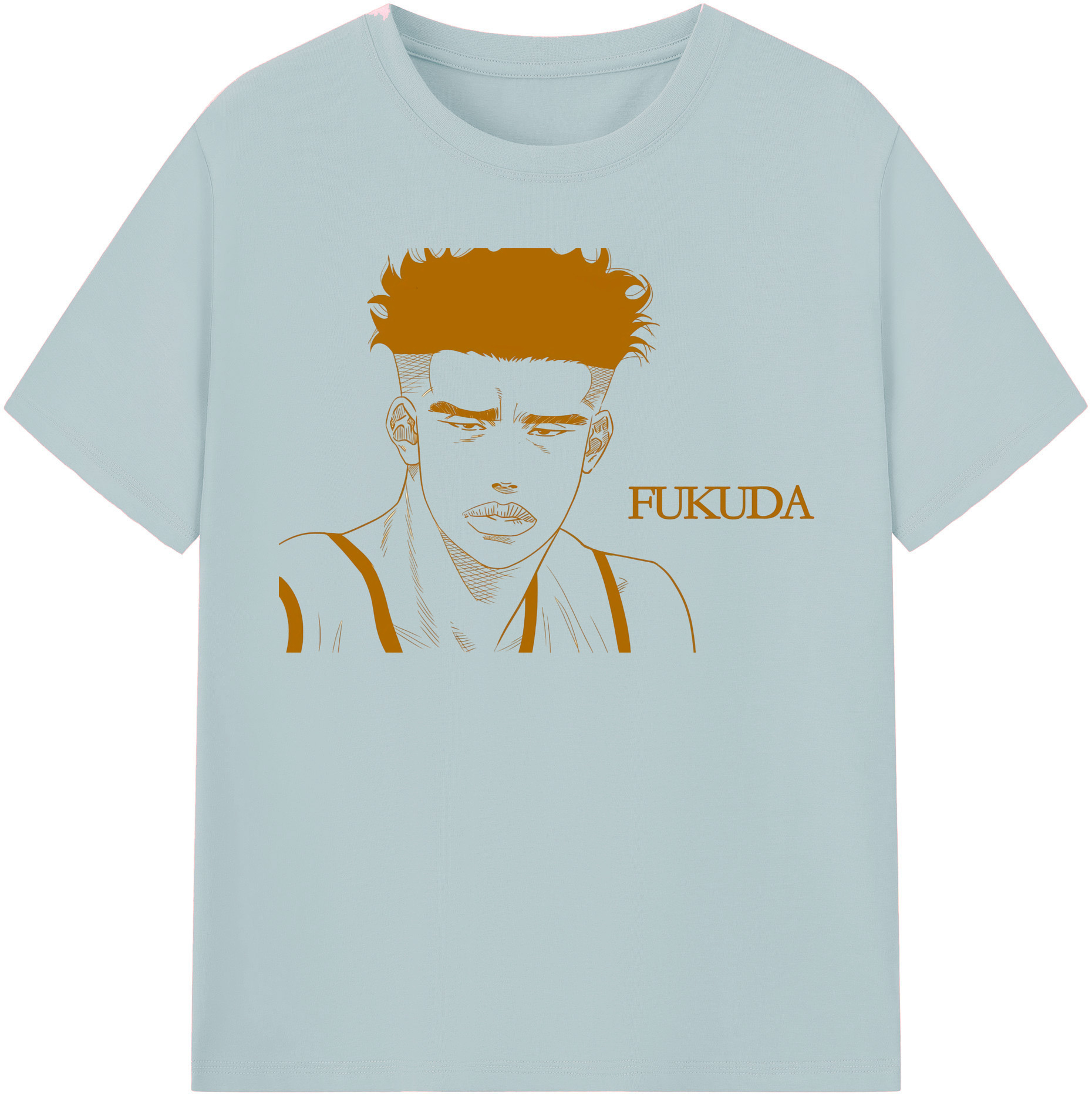 SLAM DUNK／スラムダンク 綿100％半袖Tシャツ（フロントプリント）